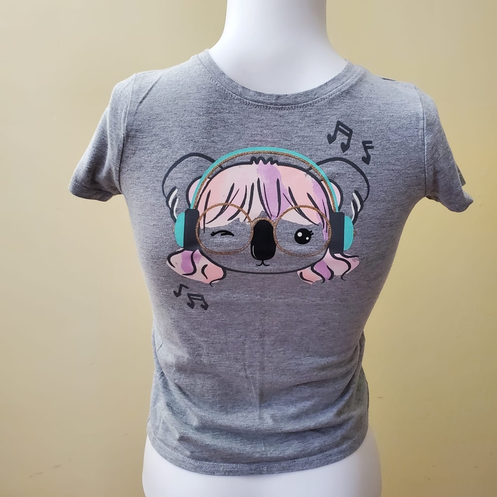 Cat & Jack Grey Koala Tee Size M (7-8)